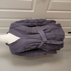 Cardigan Sweater with Belt